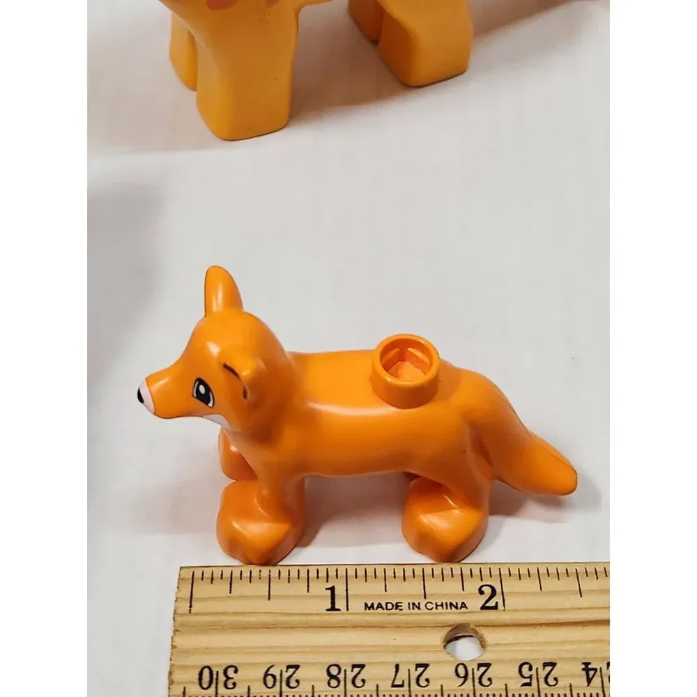 LEGO DUPLO Animal Lot – Dino, Pterodactyl, Pegasus Horse, Dog & Fox